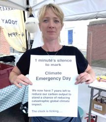 One minute silence for Climate Emergency Day