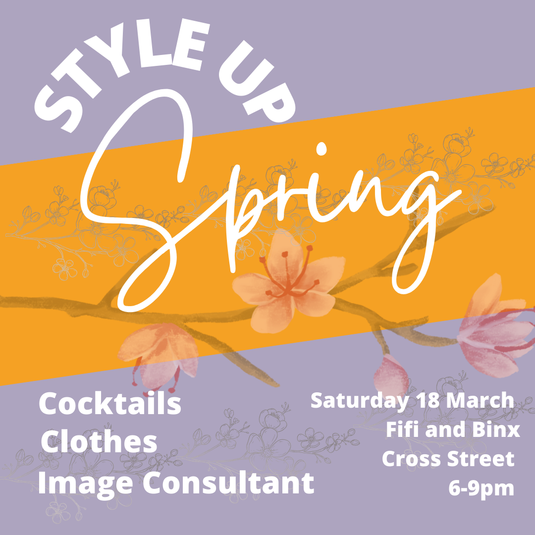 image consultant, clothes and cocktails, the perfect ingredients for Style Up Spring wardrobe refresh