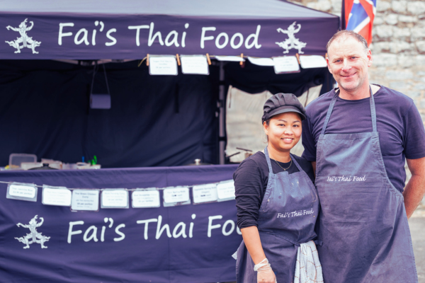 Tony and Fai of Fai's Thai