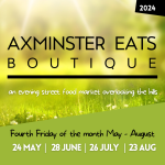 Axminster Eats Boutique street food evening market food fayre