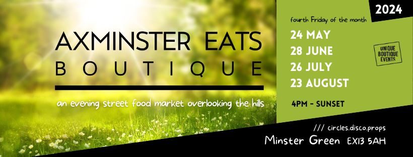 Axminster evening food market dates 2024